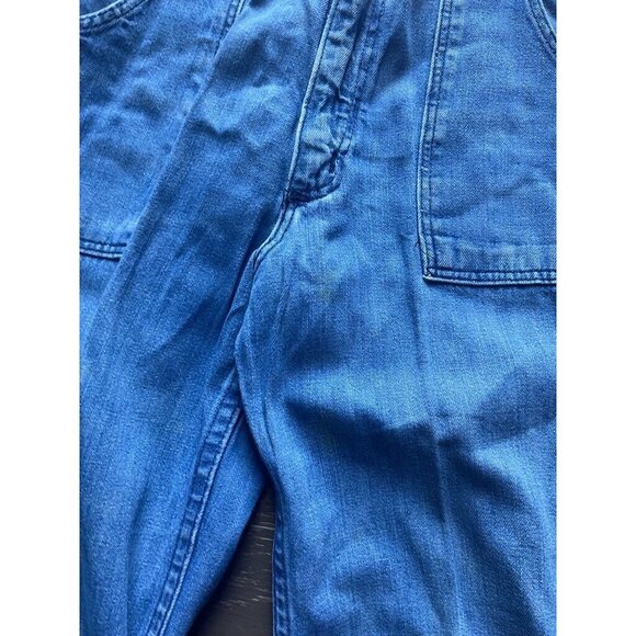 VTG Wrangler Women's 70s Light Wash Denim Bellbottom Flare Jeans Sz 23x32 - Picture 4 of 12